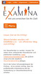 Mobile Screenshot of examina-ev.de